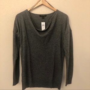 NWT Ann Taylor Cashmere Sweater Grey